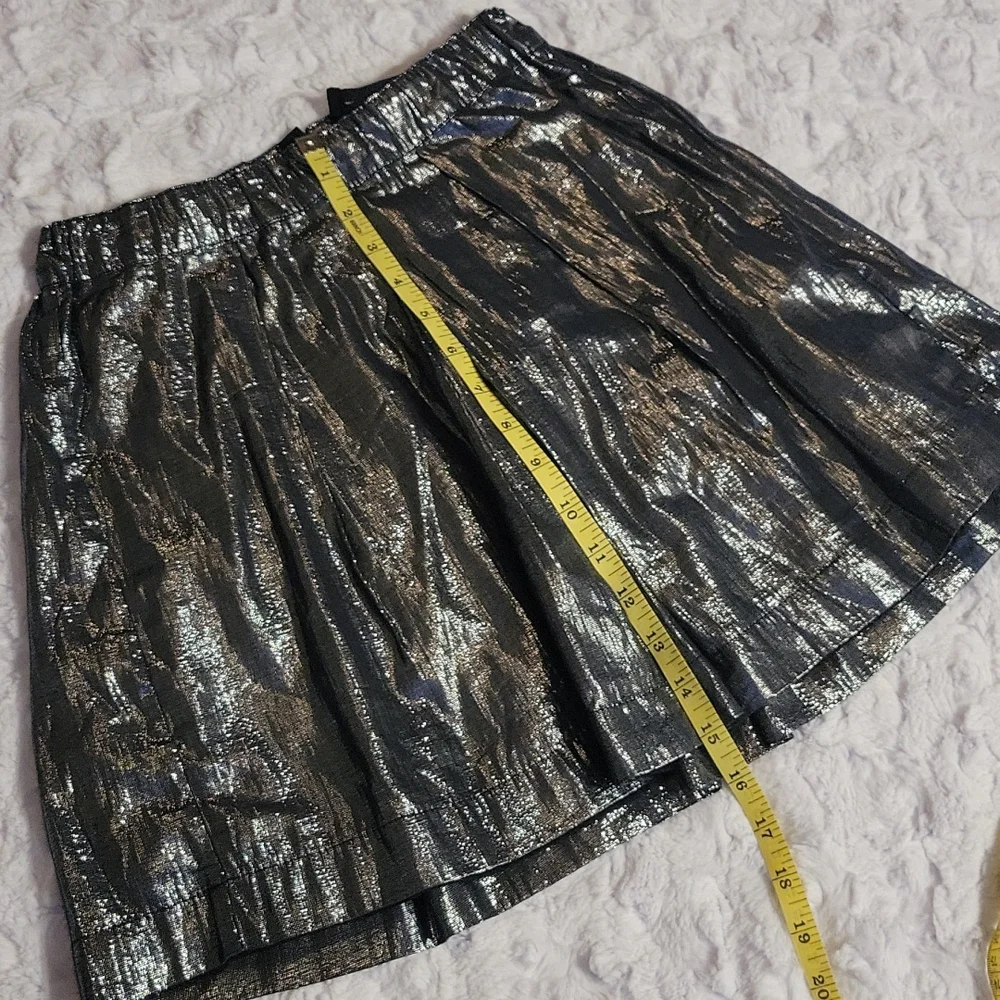 Gap Kids Metallic Silver Skirt, Girls size 14, Great Condition!